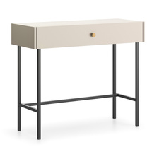 Beige konsolbord med skuffe SPELLO