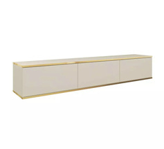 Beige TV bænk 175 cm ORO