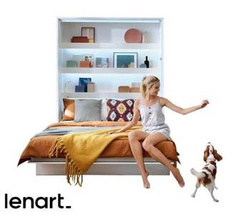 Skabsseng 120x200 hvid mat Bed Concept BC-02