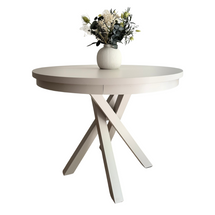 Kashmir rund udtræksbord, 90-130 cm PASCAL