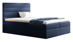 Kontinental seng med opbevaring 140x200 marineblå Velar
