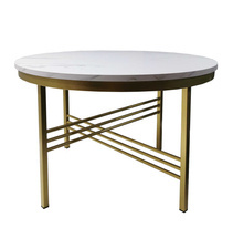 Rundt sofabord 75 cm guldben TAYANA