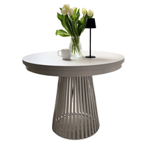 Rundt bord med med ekstra indsatser, diameter 120 cm, kashmir ALEXANDER