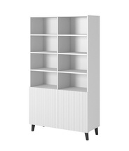 Bogreol 100cm hvid / sort PAFOS