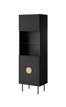Sort vitrineskab 60 cm PALAZZO
