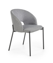 Grå stol med sorte ben ALEPPO