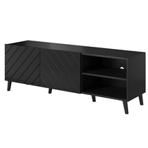 Sort TV bord 150 cm ABETO