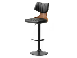 Valnød hocker sorte ben sort/valnød ROTTO