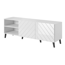 TV bænk hvid glans 150cm ABETO