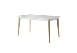 Udtrækkeligt bord hvidt Nordi