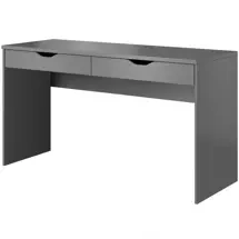 Grå skrivebord med skuffer 140 cm MATINO