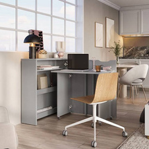 Moderne hjørneskrivebord grå WORK CONCEPT CW-01P