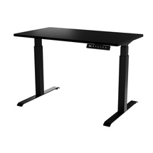 Sort skrivebord justerbart MONET