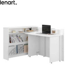 Praktisk hjørneskrivebord hvid mat WORK CONCEPT CW-01P