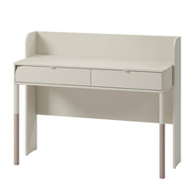 Beige skrivebord med skuffer HARMONY