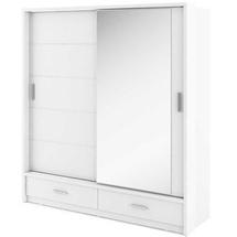 Hvid garderobe med skydedøre AR-05