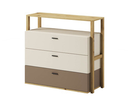 Kommode med skuffer og hylde LENNY