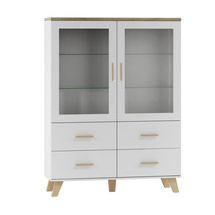 Vitrine med glas Lotta 2D4S