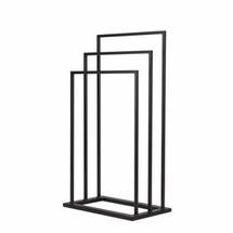 Sort industrielt håndklædestativ TRE