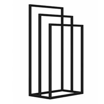 Sort TRE industrielt håndklædestativ