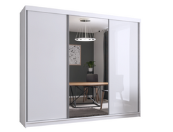 Skydedøre garderobe Lux Led