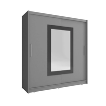 Grafit garderobeskab Wiki II 200 cm 