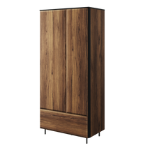 Døre garderobe med skuffe 90 cm Borga