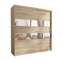 Stort garderobeskab med spejl  200 cm MAI II