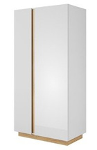 2 dørs garderobe hvid ARCO