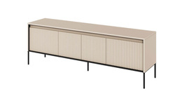 Beige oplyst tv-skab 167 cm TREND