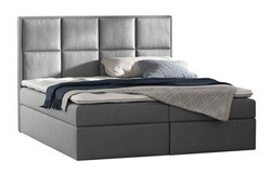 Kontinental seng 140x200 grå GALAXY