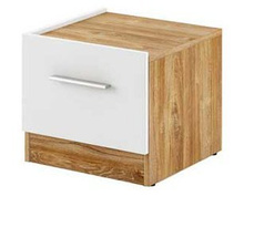 Hvid sengebord med skuffe venstre DENTRO