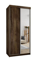 Smal garderobe med spejl mørk aske TOP 23