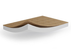 Skummadras 180x200 kokosmåtte CARINI