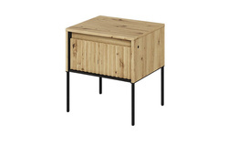 Sengebord med skuffe og LED TREND