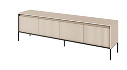 Beige tv-skab 193 cm med høje ben TREND