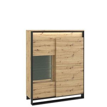 Moderne vitrineskab med LED Quant QA-06