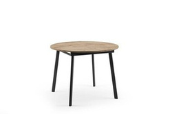 Rundt spisebord 100 cm lancelot eg / sort Torsen