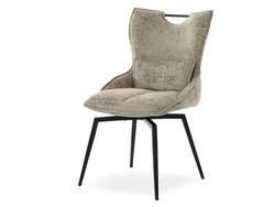 Beige stol med sorte ben RACHEL