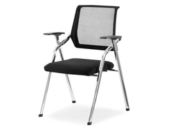 Kontorstol sort/krom ben HENRY