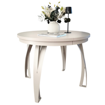 Rundt udtræksbord til spisestuen, 100-180 cm, kashmir BUENO