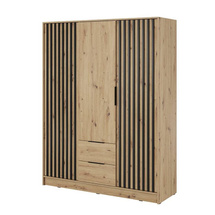 Skab med hylder eg Nelly 3D