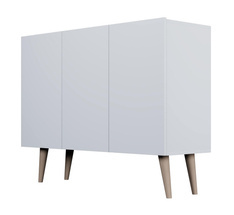 3 dørs kommode 120 hvid TORONTO