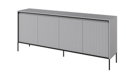 Grå stor kommode 196 cm TREND