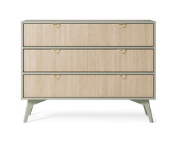 Grøn kommode med skuffer FOREST