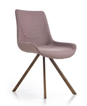 Stol lysegrå/ antik guld K290