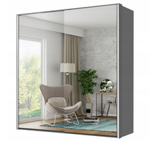 Glideskab med spejl og lys Brego 200