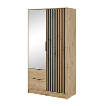 Garderobeskab med hylder Nelly 2D