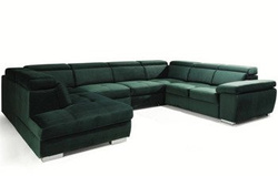 Stor hjørnesofa til stuen 350 cm Rosso høyre 