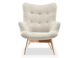 Sand lænestol bøg ben FLORI